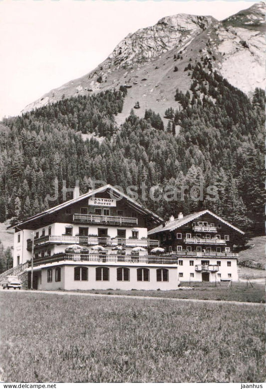 Gasthof Taurer - Kals 1500 m - Osttirol - mit Bretterwand - mountain inn - alpine resort - 22 - 1967 - Austria - used - JH Postcards
