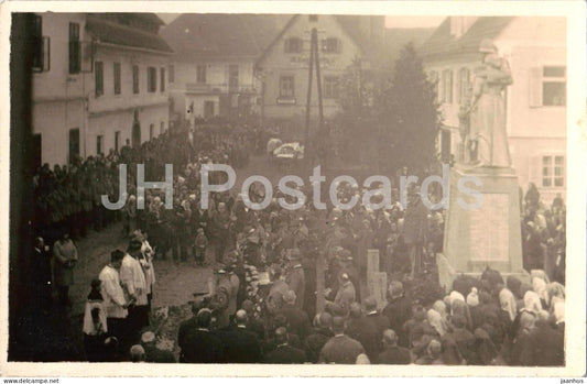 Wien - Vienna ? Enthullung des Kriegerdenkmals - war monument - photo - 1930 - old postcard - Austria - used - JH Postcards