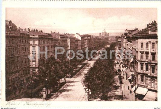 Wien - Vienna - Karntnerring - Street View - Architecture - Trams - 10.024 - old postcard - Austria - used - JH Postcards