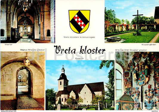 Vreta Kloster - multiview - 156 - Sweden - used - JH Postcards