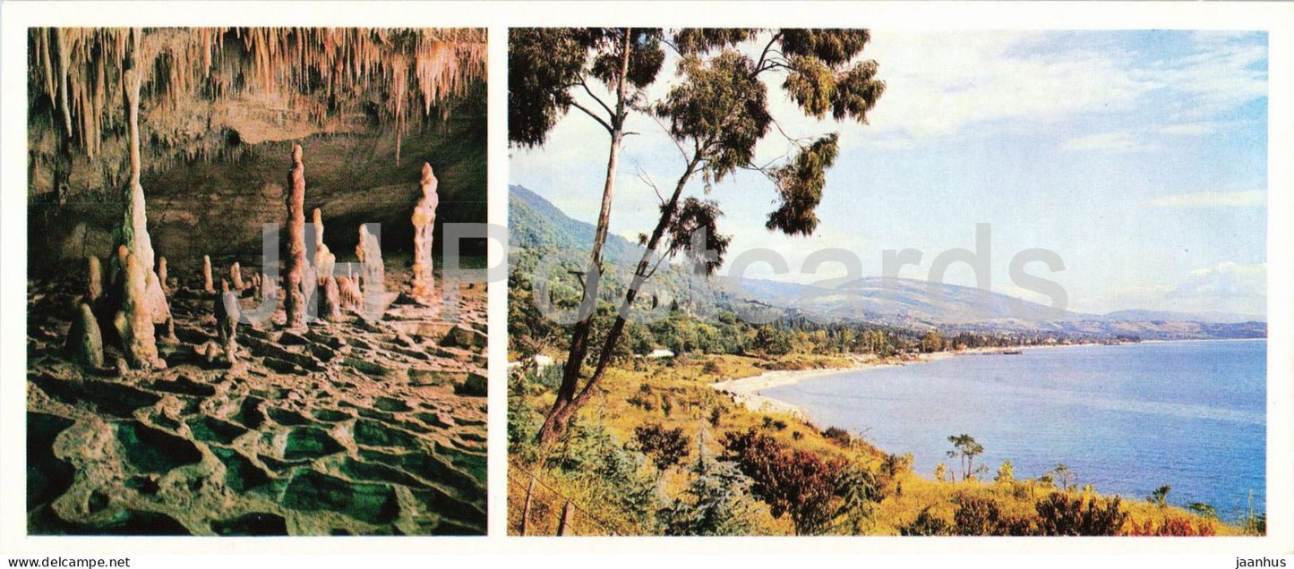 Abkhazia - Novy Afon - Gudauta - cave underground labyrinths - 1976 - Georgia - USSR - unused - JH Postcards