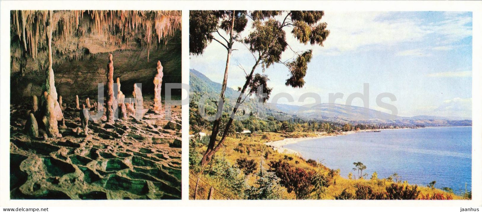 Abkhazia - Novy Afon - Gudauta - cave underground labyrinths - 1976 - Georgia - USSR - unused - JH Postcards