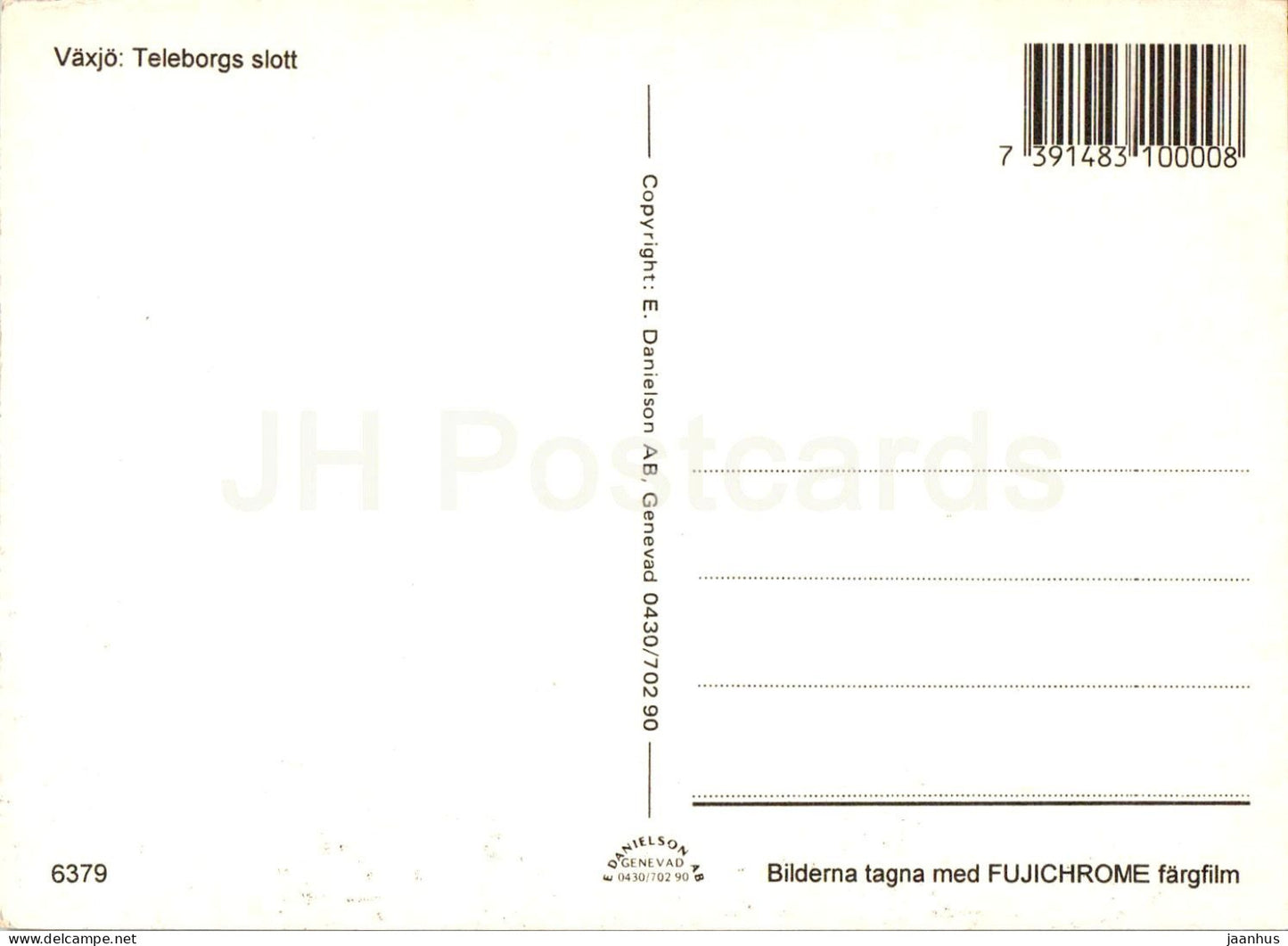 Vaxjo - Teleborgs Slott - castle - 6379 - Sweden - unused