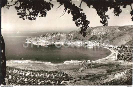 Port De La Selva - Costa Brava - Vista panoramica - aerial view - 51 - old postcard - Spain - unused - JH Postcards