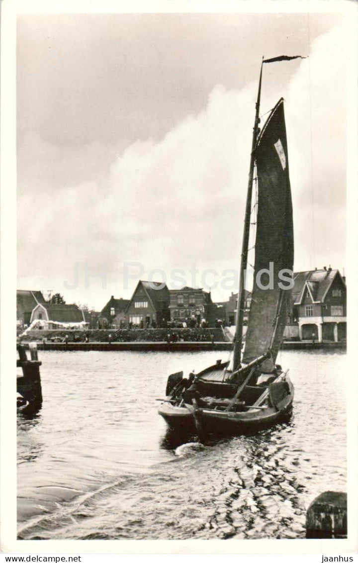 Volendam - Behouden thuiskomst - Safe Homecoming - sailing boat - harbor - 248 - 1948 - Netherlands - used - JH Postcards