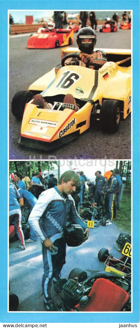 Kart Racing - Superkart - paddock scene - car - racing motorsport - Czech Republic - unused - JH Postcards