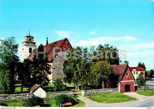 Gammelstad - Nederlulea kyrka - church - 19463 - 1976 - Sweden - used - JH Postcards