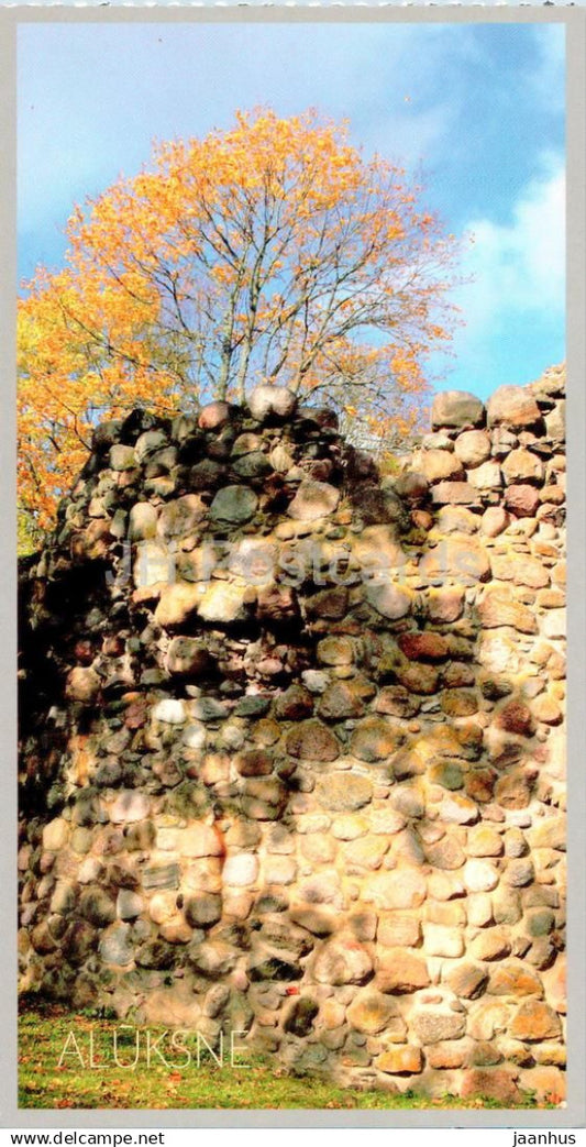 Aluksne - Ruins of the Livonian Order Castle - Latvia - unused - JH Postcards