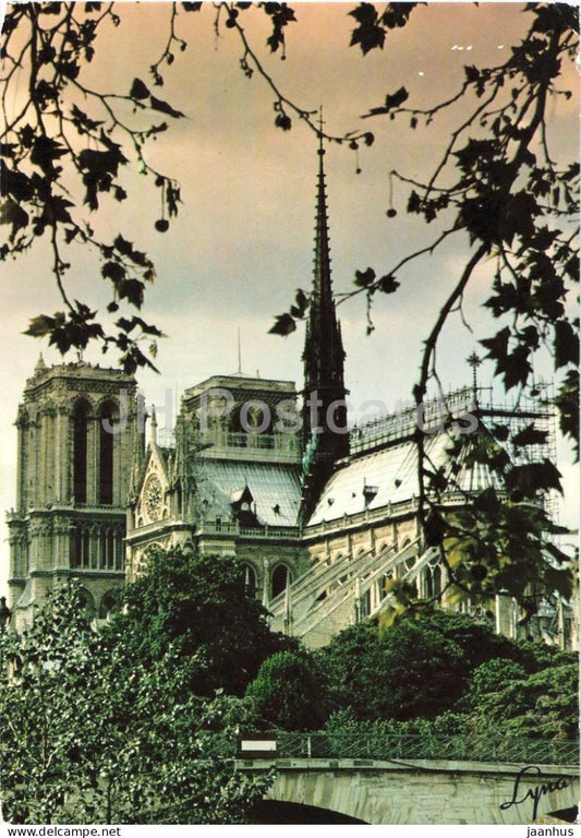 Paris - La Cathedrale Notre-Dame - The Notre Dame Cathedral - 1428 - 1985 - France - used - JH Postcards
