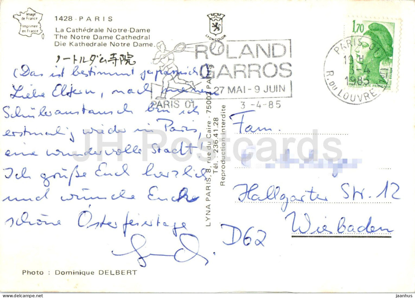 Paris - La Cathedrale Notre-Dame - Der Dom Notre Dame - 1428 - 1985 - Frankreich - gebraucht