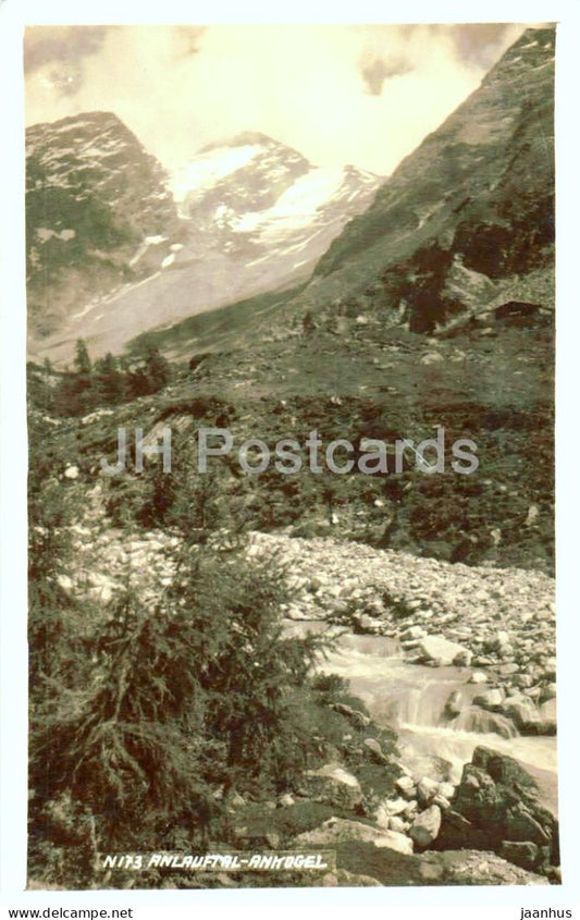 Anlauftal - Ankogel - 173 - old postcard - Austria - unused - JH Postcards