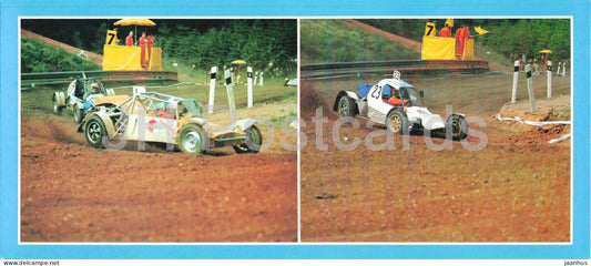Autocross II - Buggy racing - offroad - car - racing motorsport - Czech Republic - unused - JH Postcards
