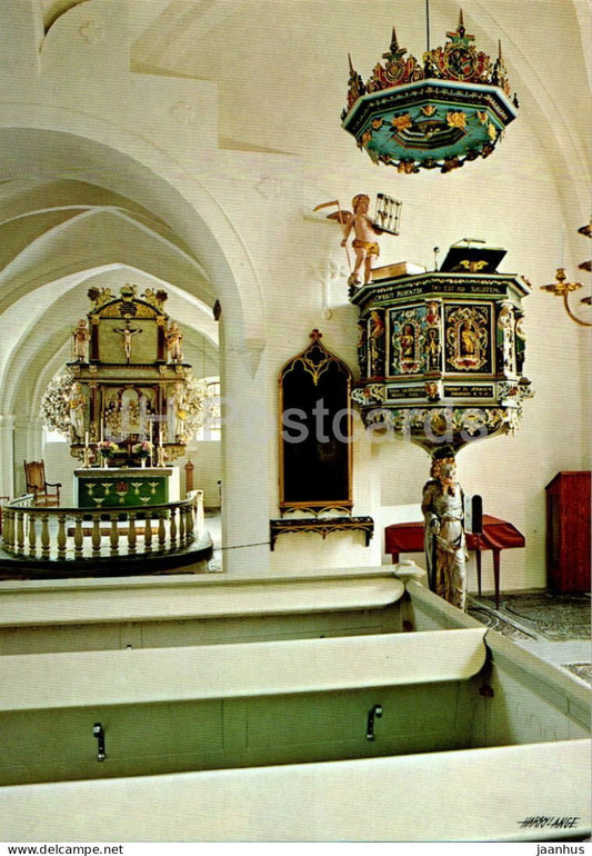 Interior Av Simrishamns Kyrka - Simrishamn - church - 438 - Sweden - unused - JH Postcards