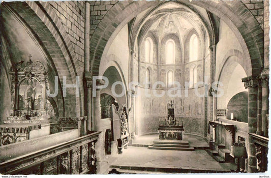 Sion - Collegiale de Valere - vue d’ensemble du choeur - church interior 251 - old postcard - 1954 - Switzerland - used - JH Postcards