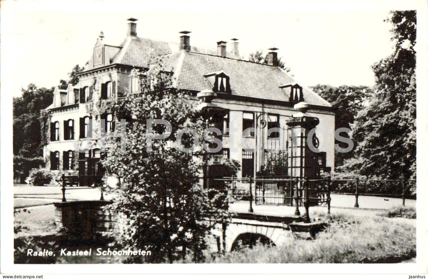 Raalte - Kasteel Schoonheten - Castle - 758 - old postcard - 1958 - Netherlands - used - JH Postcards