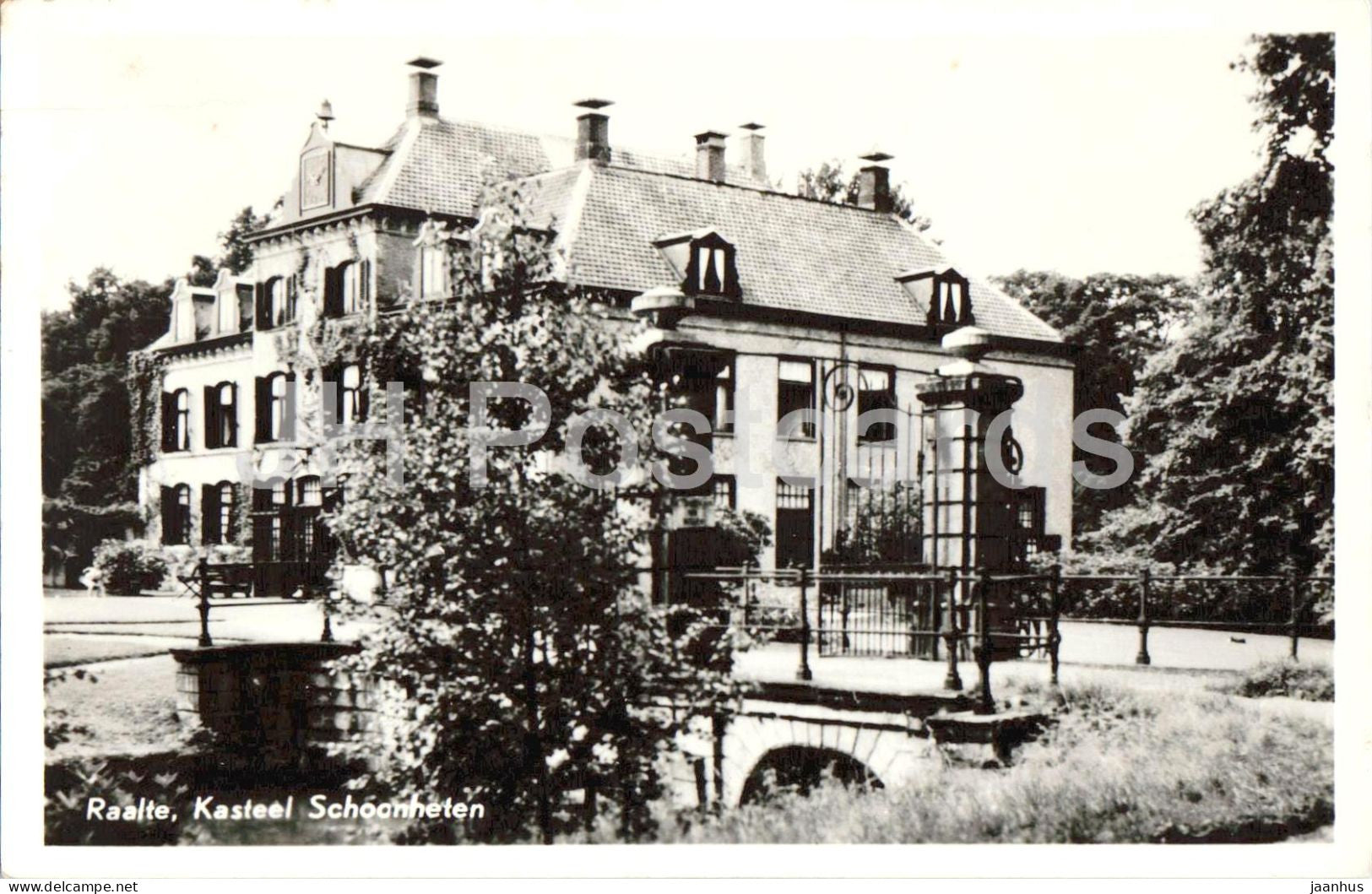 Raalte - Kasteel Schoonheten - Castle - 758 - old postcard - 1958 - Netherlands - used - JH Postcards