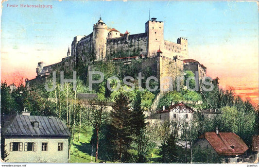 Feste Hohensalzburg - Salzburg - Nr. 1985 - old postcard - Austria - used - JH Postcards