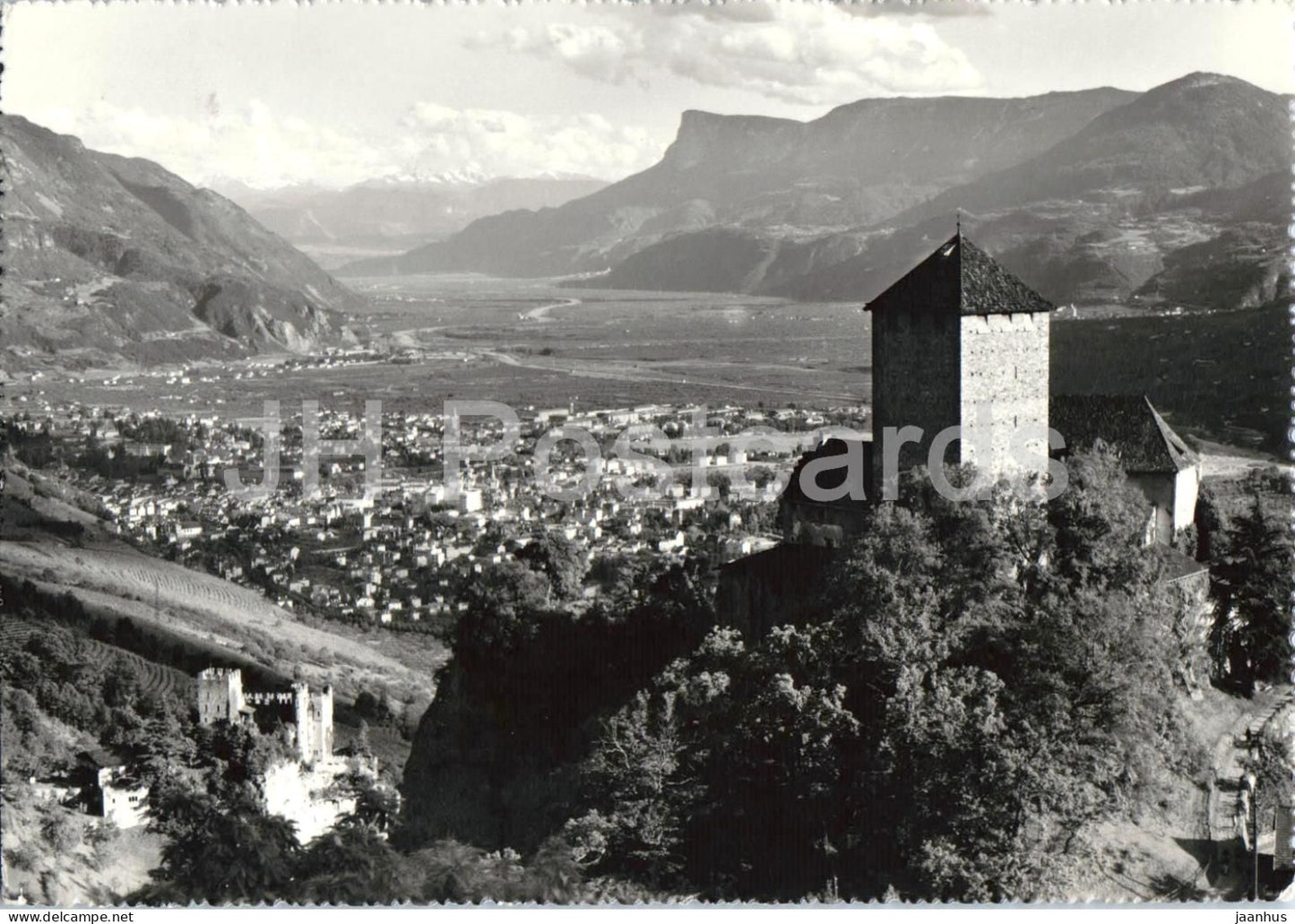Merano - Castelli Fontana e Tirolo - Meran - Brunnenburg and Tirol Castle - 10179 - 1961 - Italy - used - JH Postcards