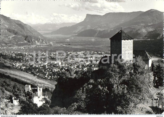 Merano - Castelli Fontana e Tirolo - Meran - Brunnenburg and Tirol Castle - 10179 - 1961 - Italy - used - JH Postcards