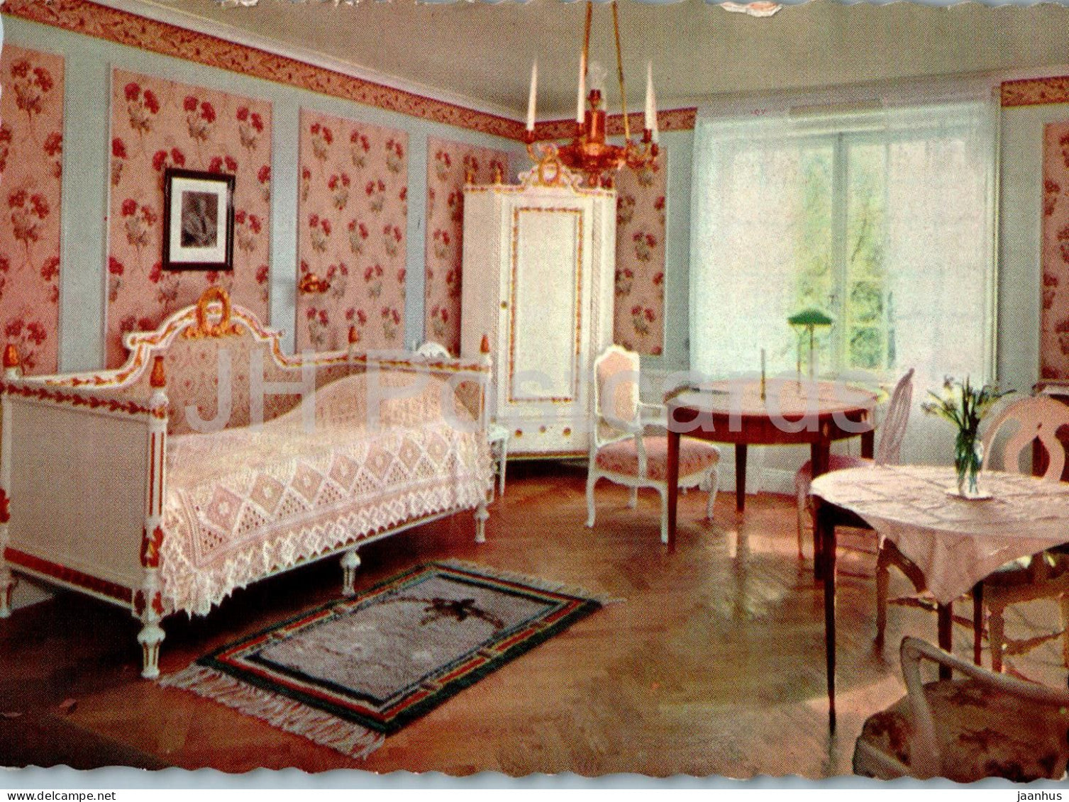 Marbacka - Selma Lagerlofs hem - Sovrummet - Selma Lagerlof home - Sleeping Room - 3032 - Sweden - unused - JH Postcards