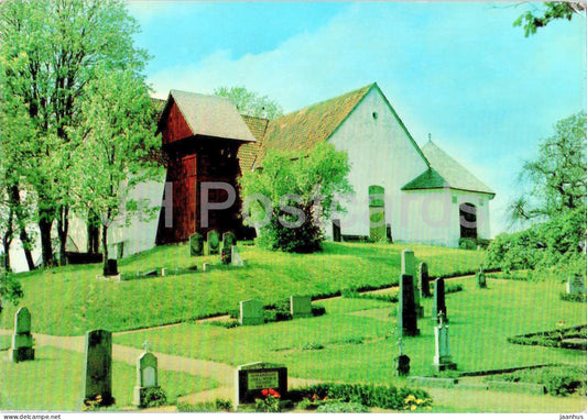 Norra Rorums Kyrka - church - R 83 - 1976 - Sweden - used - JH Postcards