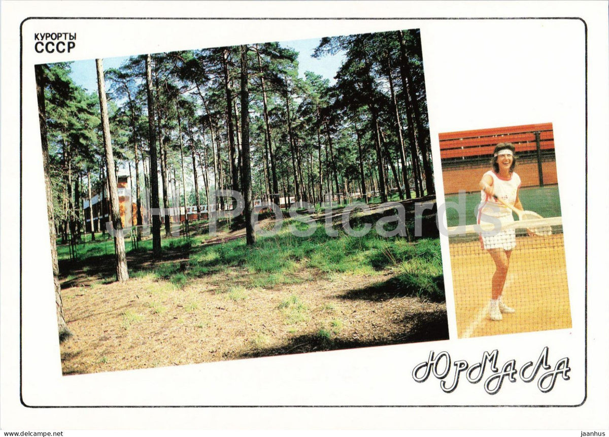 Jurmala - Lielupe tennis stadium - sport - 1989 - Latvia USSR - unused - JH Postcards