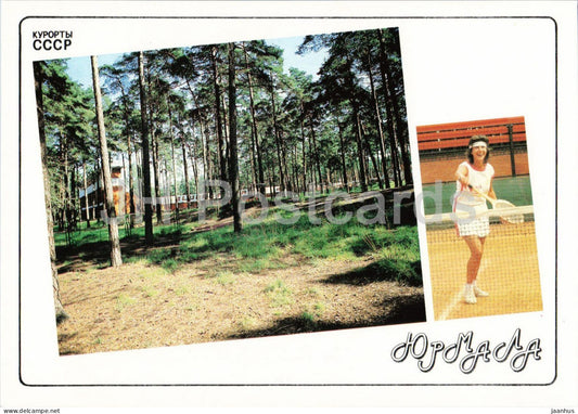 Jurmala - Lielupe tennis stadium - sport - 1989 - Latvia USSR - unused - JH Postcards