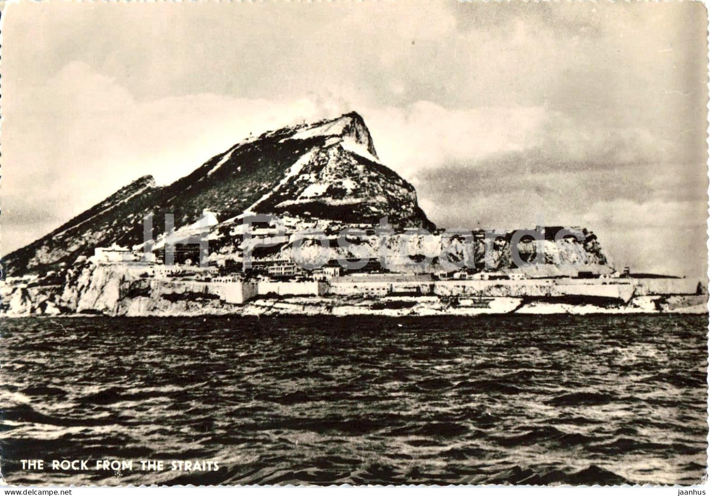 Gibraltar - The Rock from the Straits - old postcard - Gibraltar - unused - JH Postcards