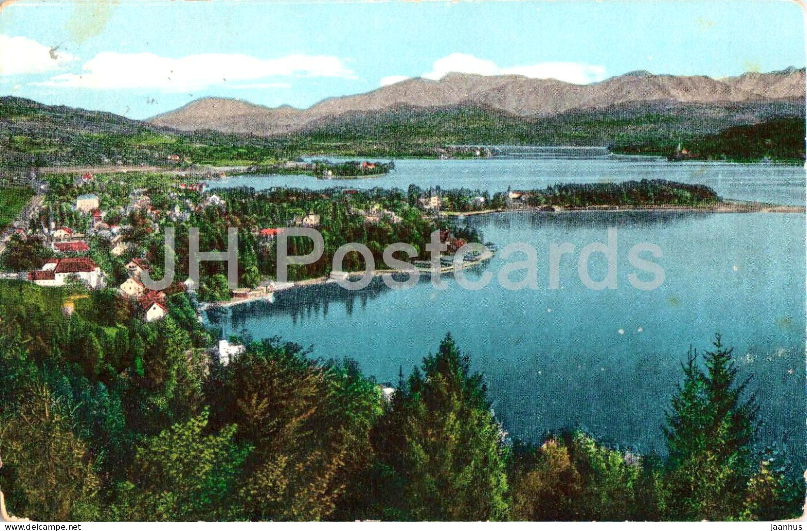 Portschach am Worthersee - Webers Alpenkrautertee - Alpen Serie - 8 - old postcard - 1917 - Austria - used - JH Postcards