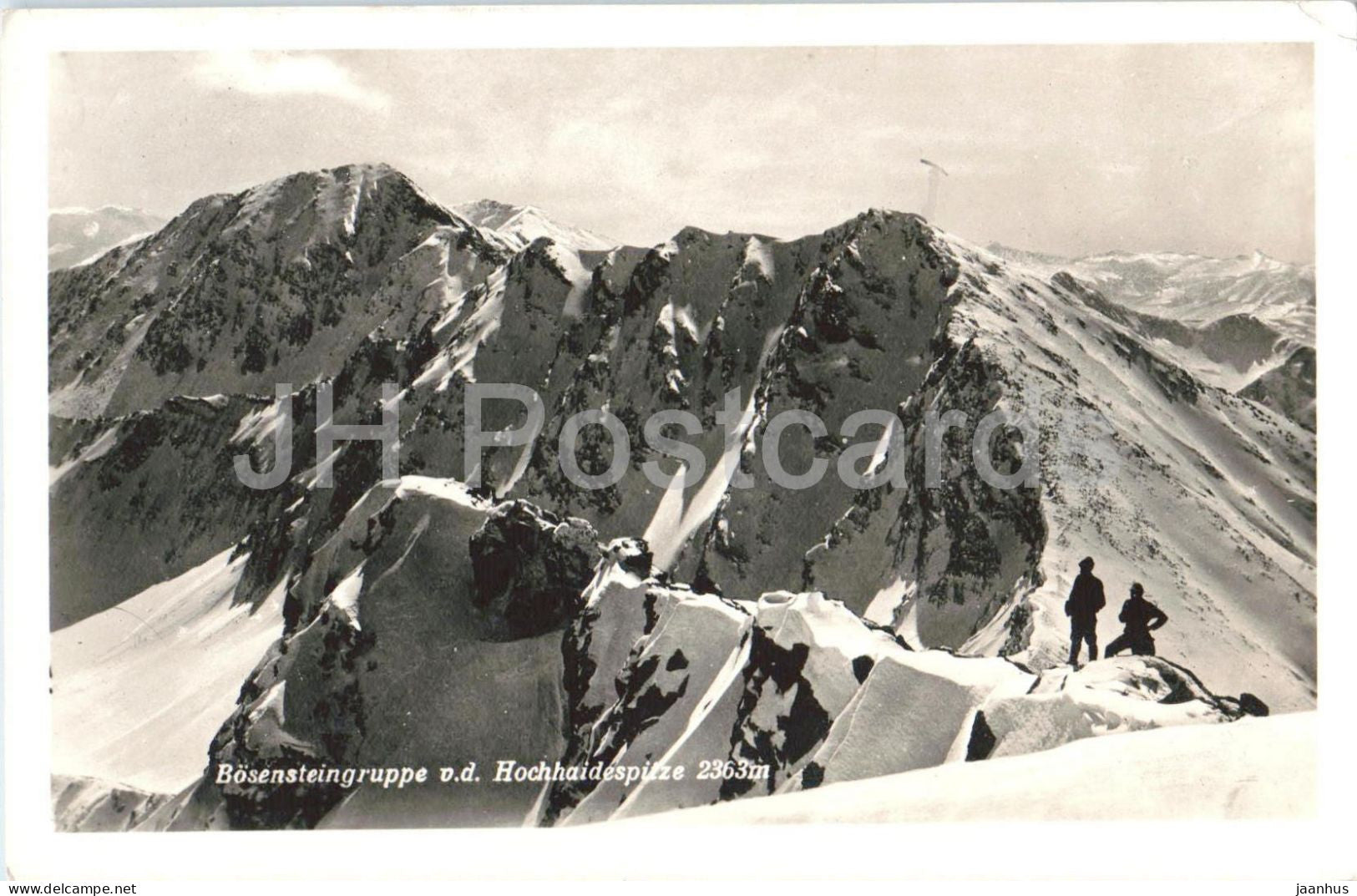 Bosensteingruppe - Hochhaidespitze 2363 m - 850/114 - old postcard - 1941 - Austria - used - JH Postcards