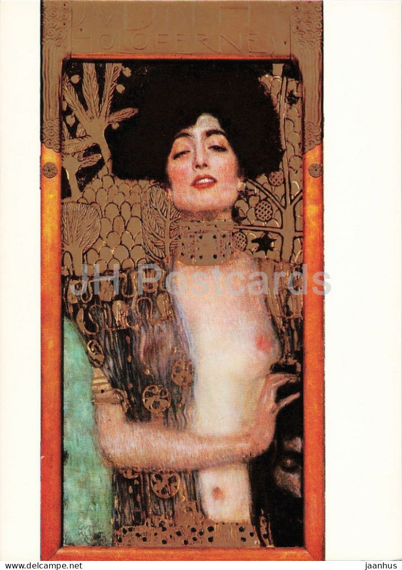 painting by Gustav Klimt - Judith I - woman - Austrian art - 321 - Austria - unused - JH Postcards