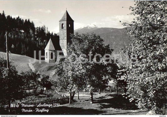 Merano - Avelengo 1250 - Chiesa - Meran - Hafling 1250 m - Church - 102-41 - old postcard - Italy - unused - JH Postcards