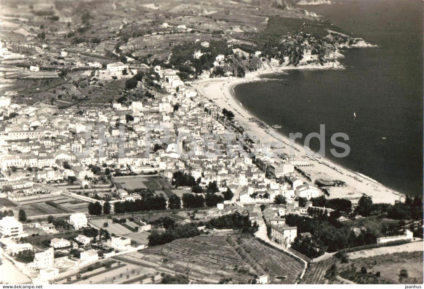 Costa Brava - Lloret De Mar - Vista general aerea - general view - aerial - old postcard - 2011 - Spain - unused - JH Postcards