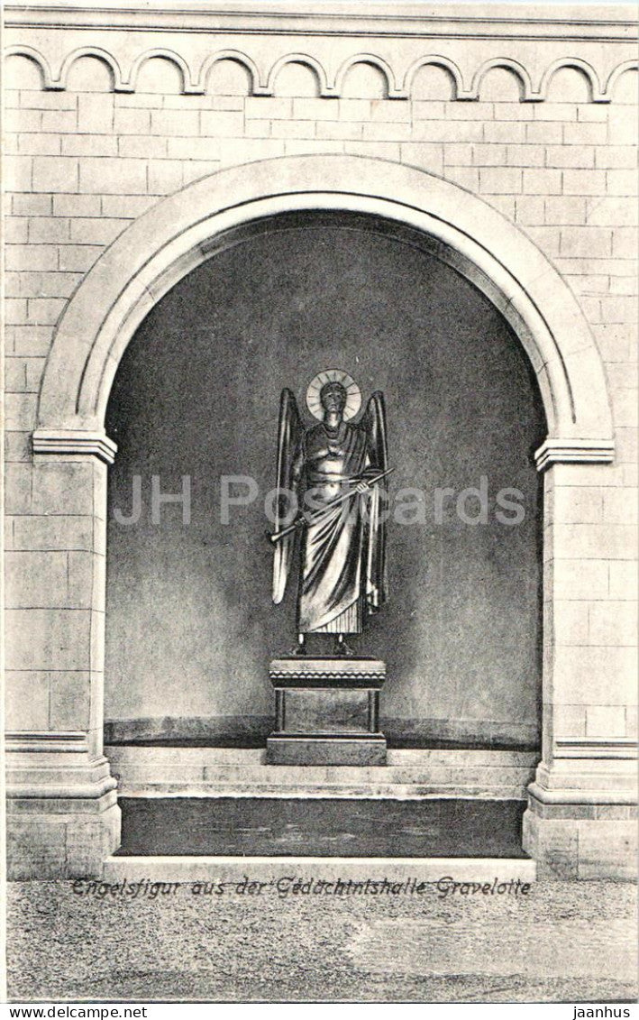 Engelsfigur aus der Gedachtnishalle Gravelotte - Nr. 353 - old postcard - France - unused - JH Postcards