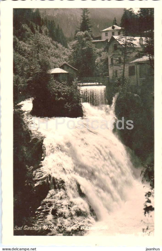 Bad Gastein 1012 m - Oberer Wasserfall - old postcard - Austria - unused - JH Postcards