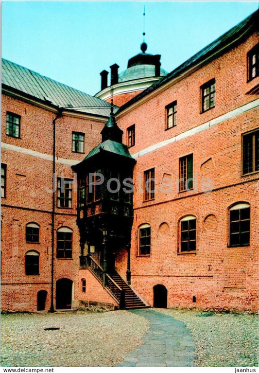 Gripsholms Slott - Inre Borggarden - castle - 1 - SO 78 - Sweden - unused - JH Postcards