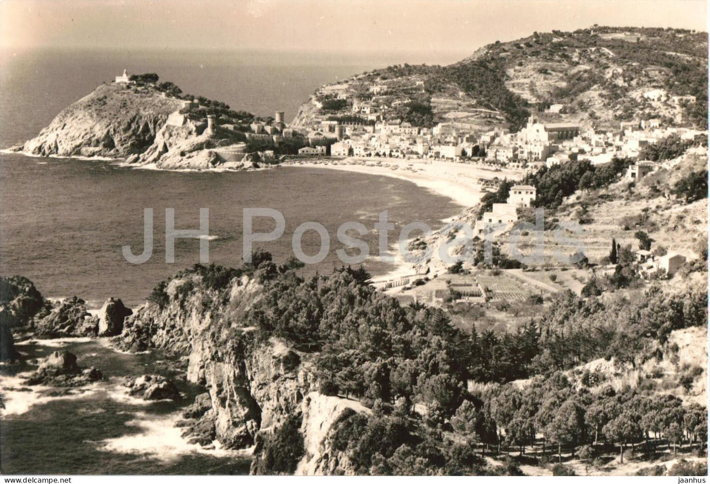 Costa Brava - Tossa De Mar - Vista general - General view - old postcard - 2406 - Spain - unused - JH Postcards