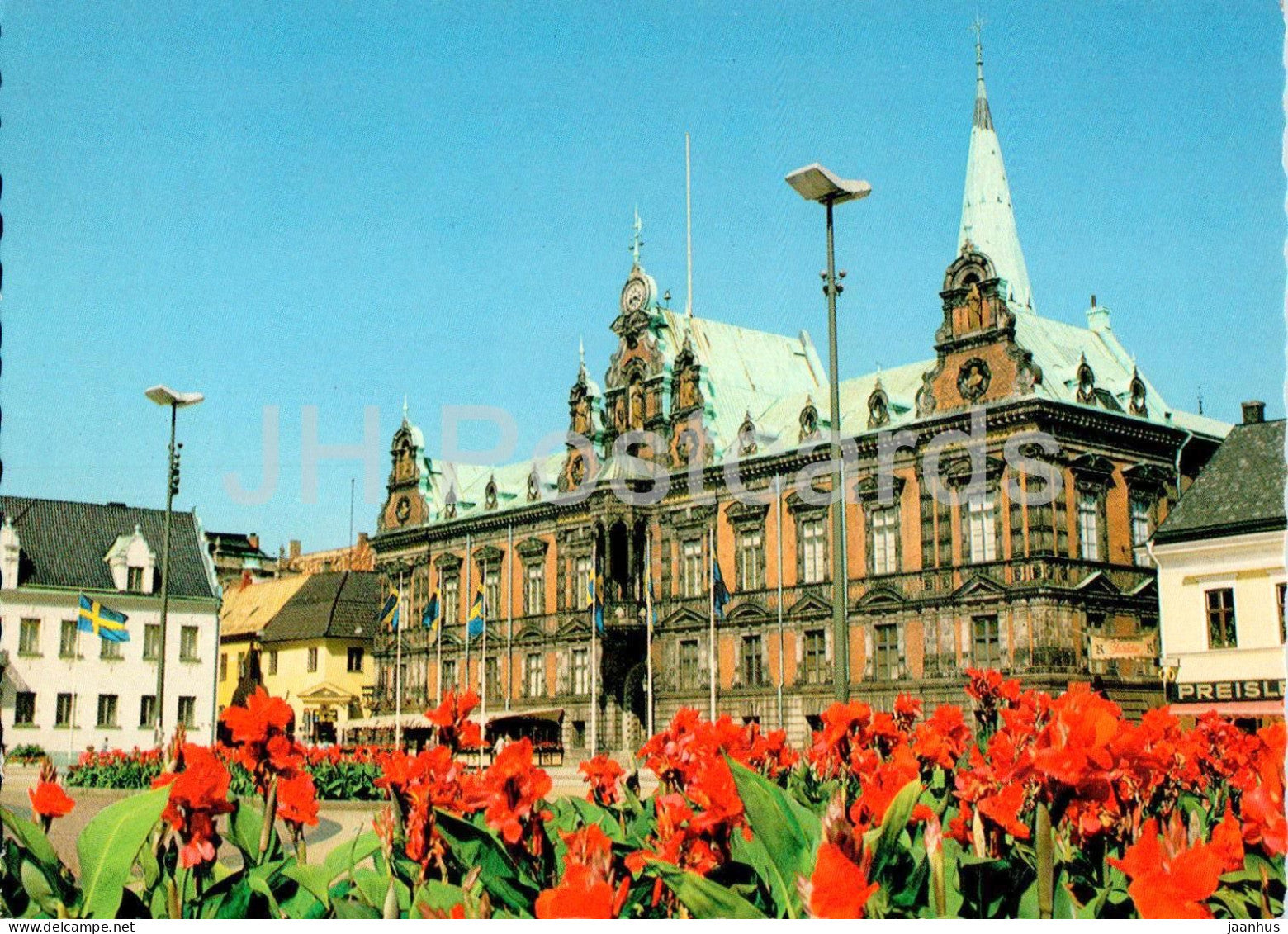 Malmo - Radhuset - Town Hall - 5205 - 1984 - Sweden - used - JH Postcards
