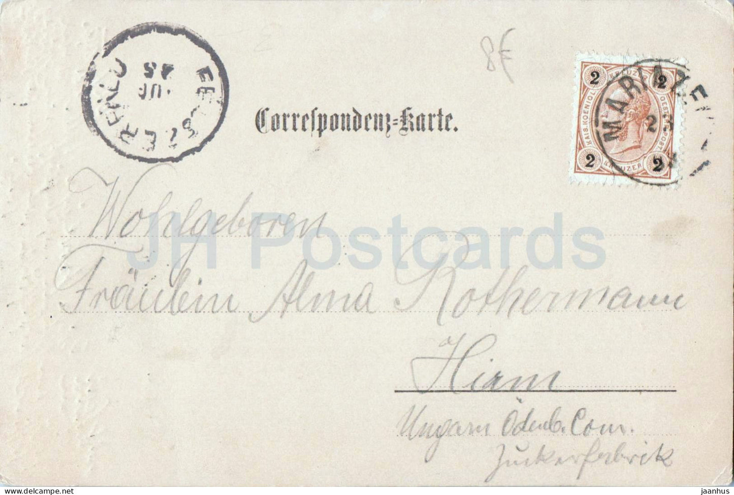 Partie beim Todten Weib - Parthie - carte postale ancienne - 1898 - Autriche - utilisé 