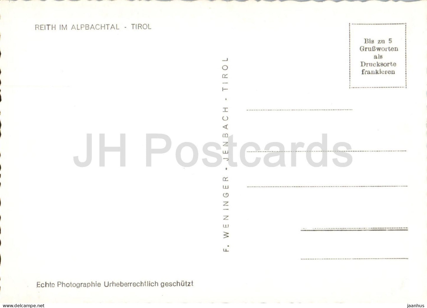 Reith im Alpbachtal - Tyrol - vie rurale, fenaison, village, église, montagnes - carte postale ancienne - Autriche - non utilisée 