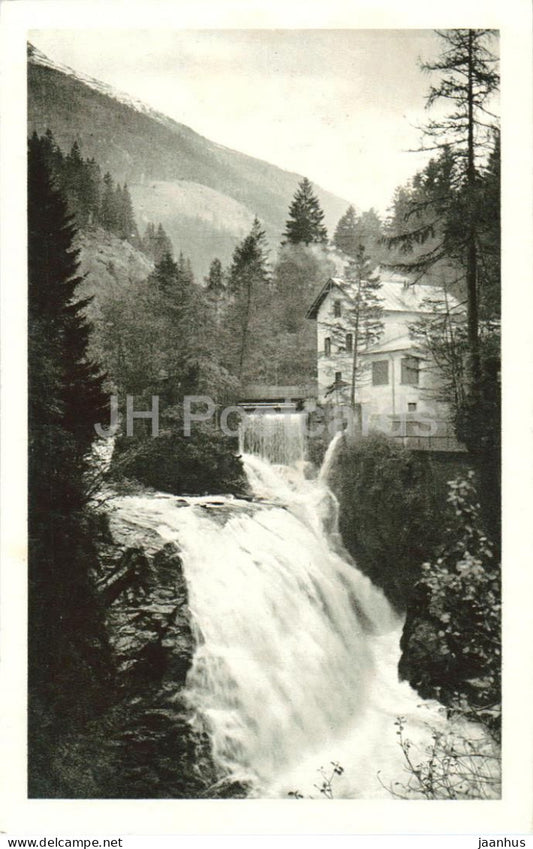 Bad Gastein 1083 m - Oberer Wasserfall - 1506 - old postcard - Austria - unused - JH Postcards