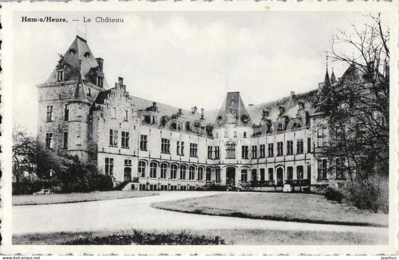Ham s / Heure - Le Chateau - The Castle - architecture - old postcard - Belgium - unused - JH Postcards