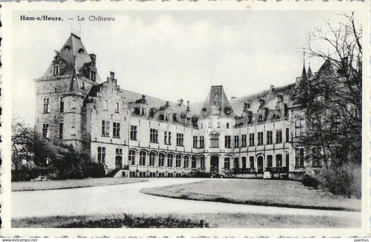 Ham s / Heure - Le Chateau - The Castle - architecture - old postcard - Belgium - unused - JH Postcards