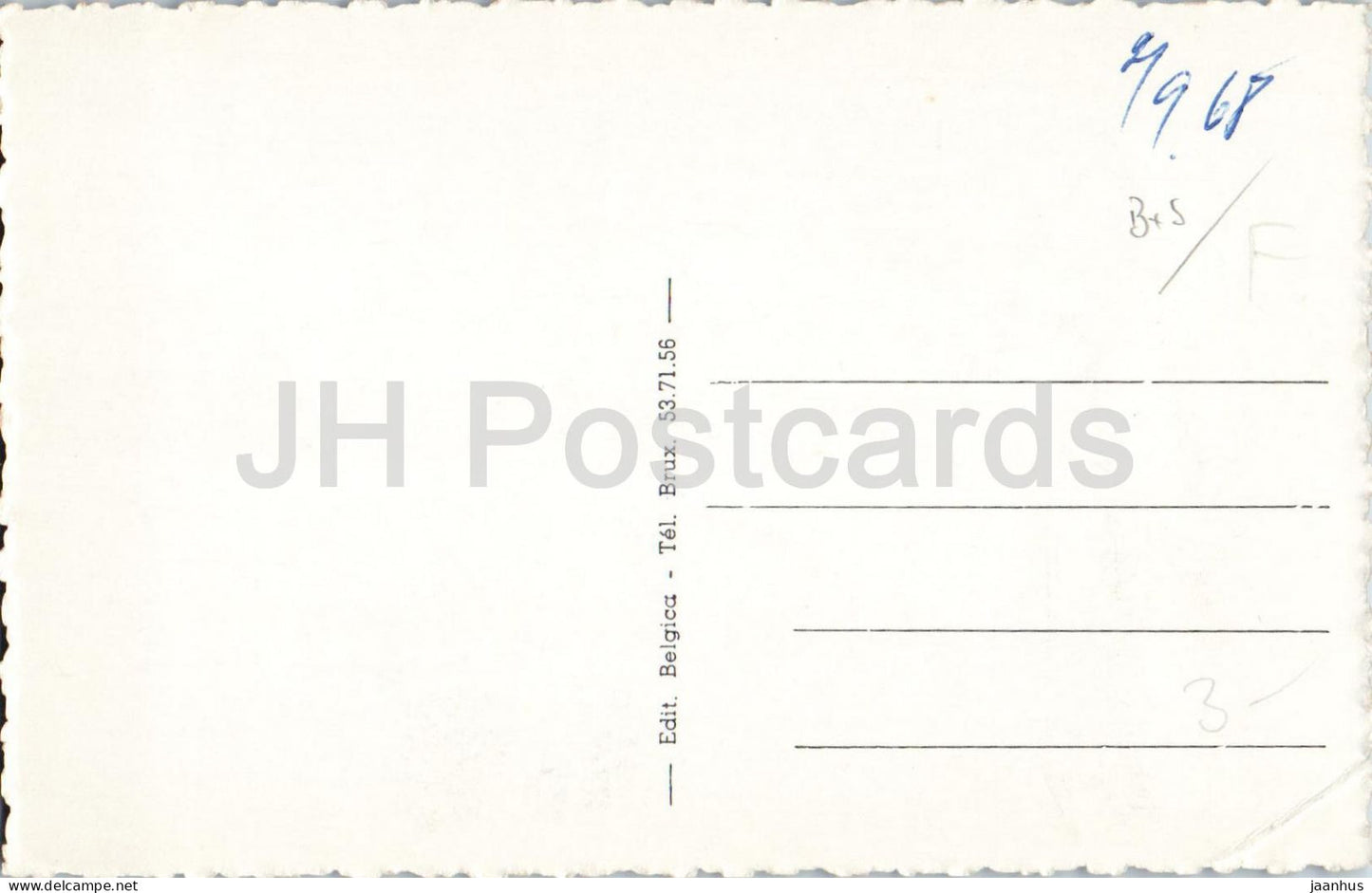 Ham s / Heure - Le Chateau - Das Schloss - Architektur - alte Postkarte - Belgien - unbenutzt