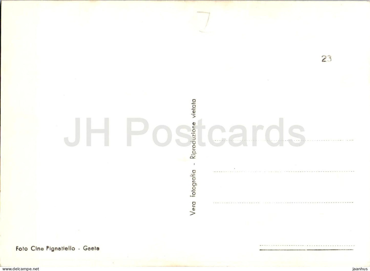 Gaète - Le château angioin-aragonais à tours - château - forteresse - 23 - ancienne carte postale - Italie - non utilisée