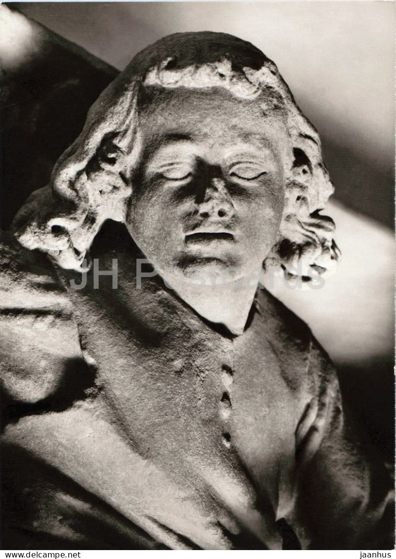 sculpture by the Naumburg Master - Saint Martin detail - Sankt Martin Bassenheim 13th century - 1960s - Germany - unused - JH Postcards