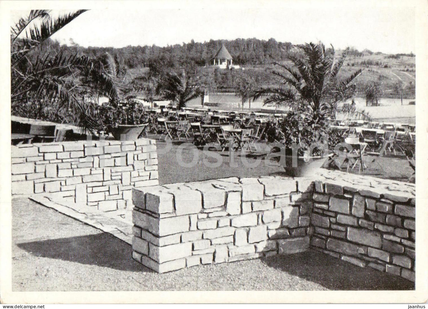 Gleiwitz OS - Strandbadterrasse - terrace - Gliwice - Schlesien - Silesia - old postcard - Poland - unused - JH Postcards