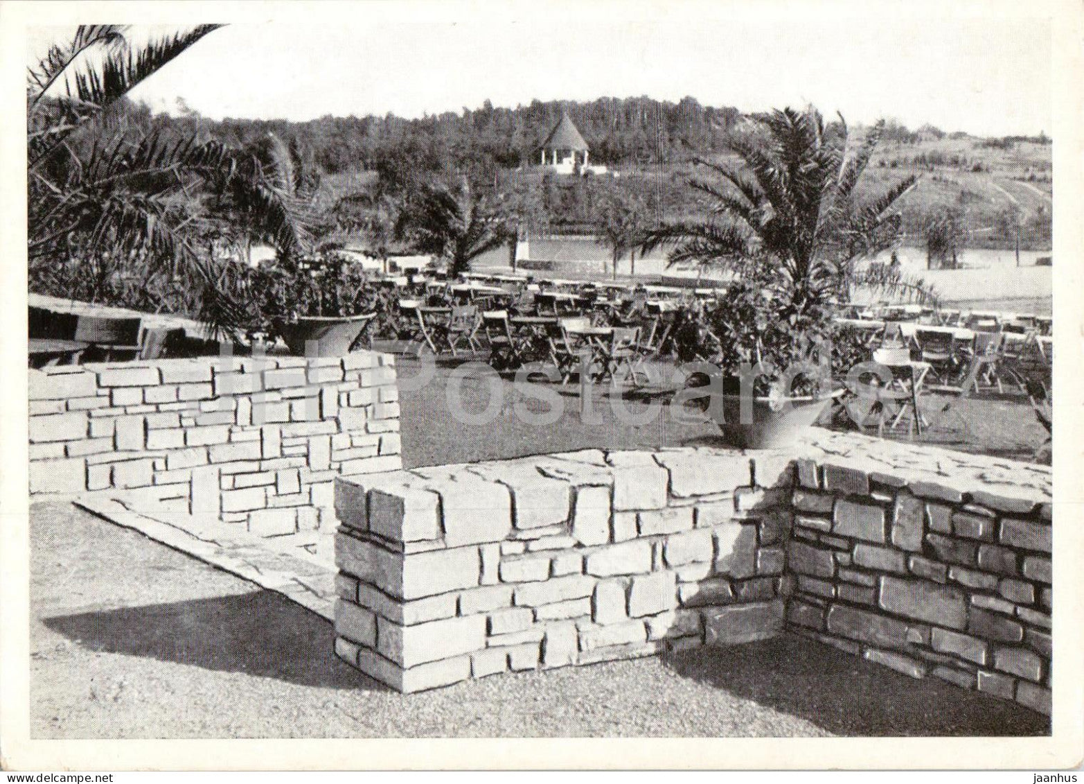 Gleiwitz OS - Strandbadterrasse - terrace - Gliwice - Schlesien - Silesia - old postcard - Poland - unused - JH Postcards