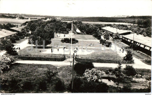 Jeugdherberg Eikelkamp - Elst - Youth hostel Eikelkamp - overview - old postcard - 1953 - Netherlands - used - JH Postcards