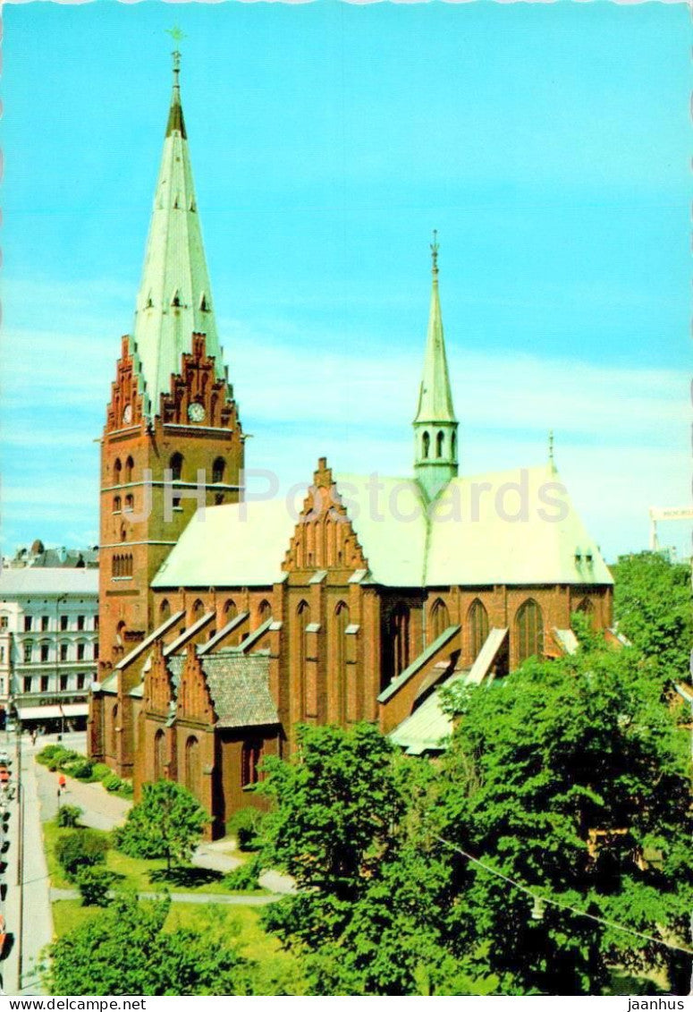 Malmo - St Petri Kyrka - church - 12-1097 - Sweden - used - JH Postcards